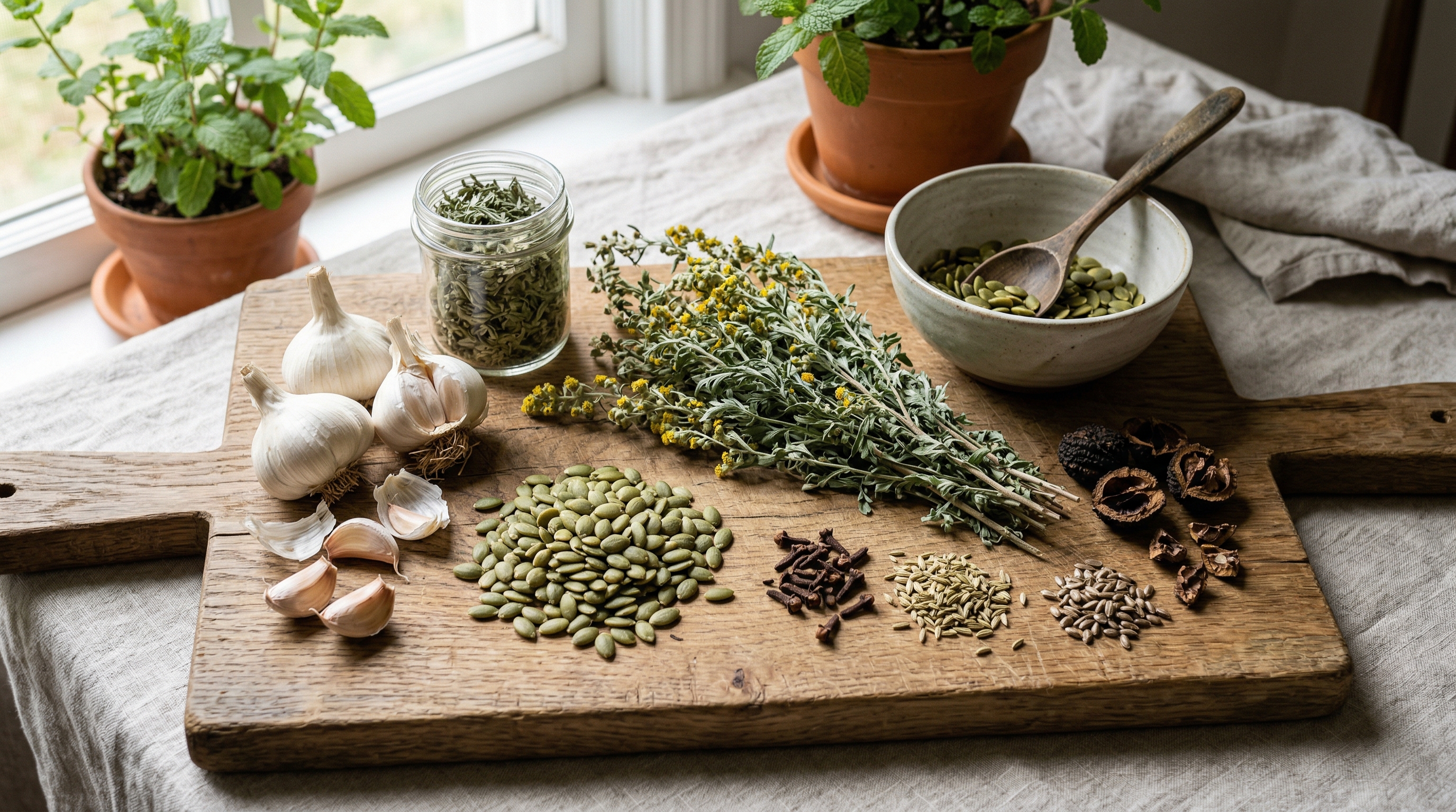 Desparasitación natural con hierbas