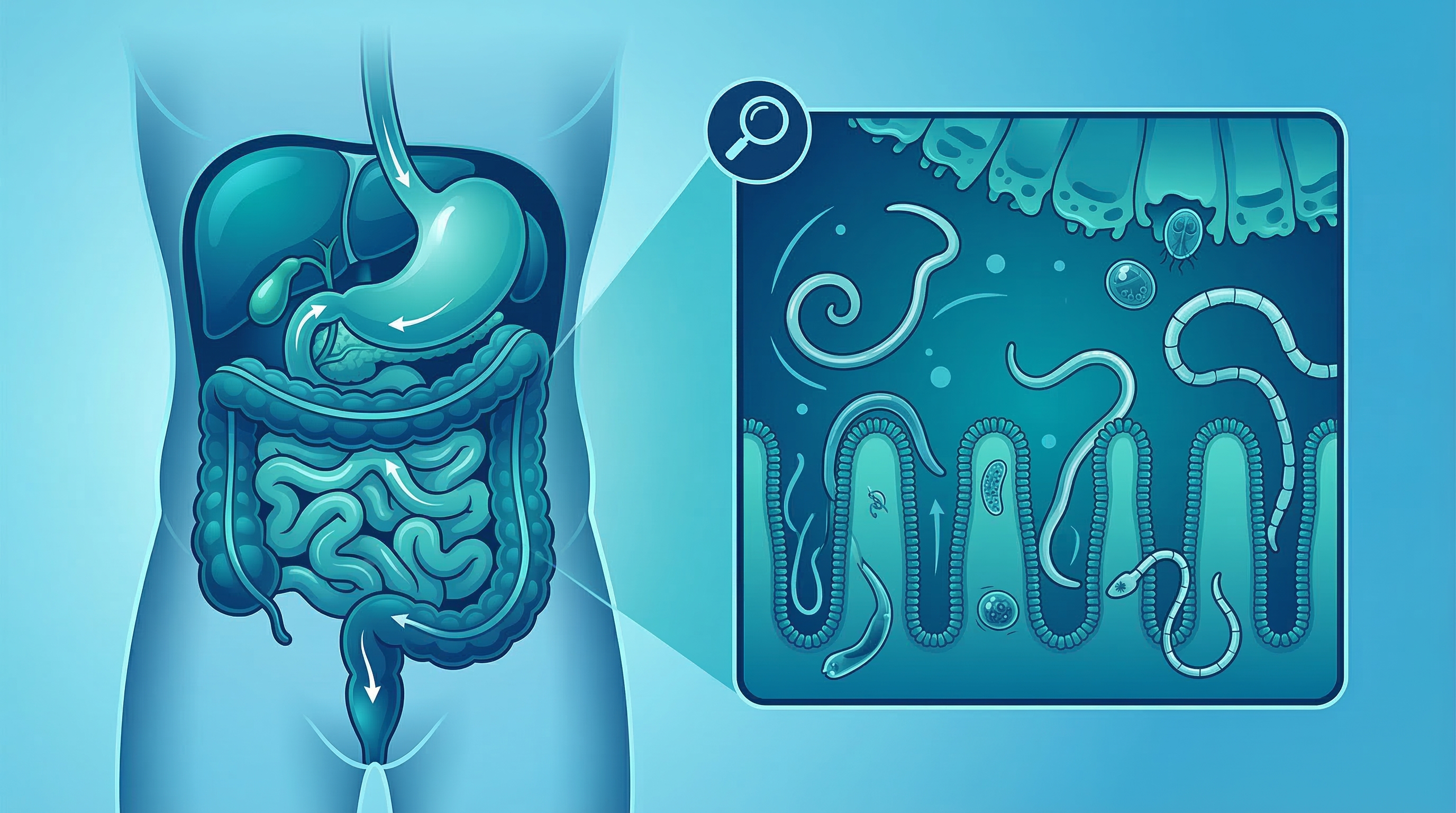 Sistema digestivo y parásitos intestinales